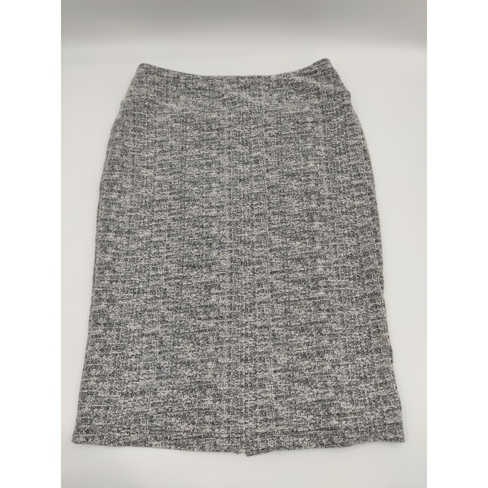 SOHO Apparel Ltd. Tweed Pencil Skirt Size M Black‎ White Knee Length